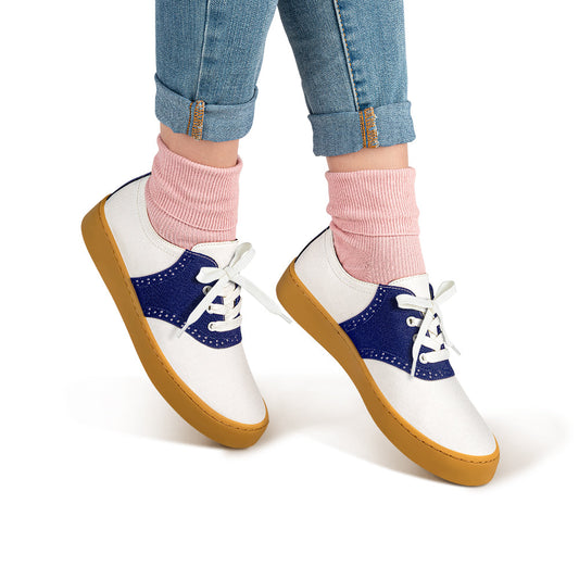 Saddle Blue Casual Sneaker