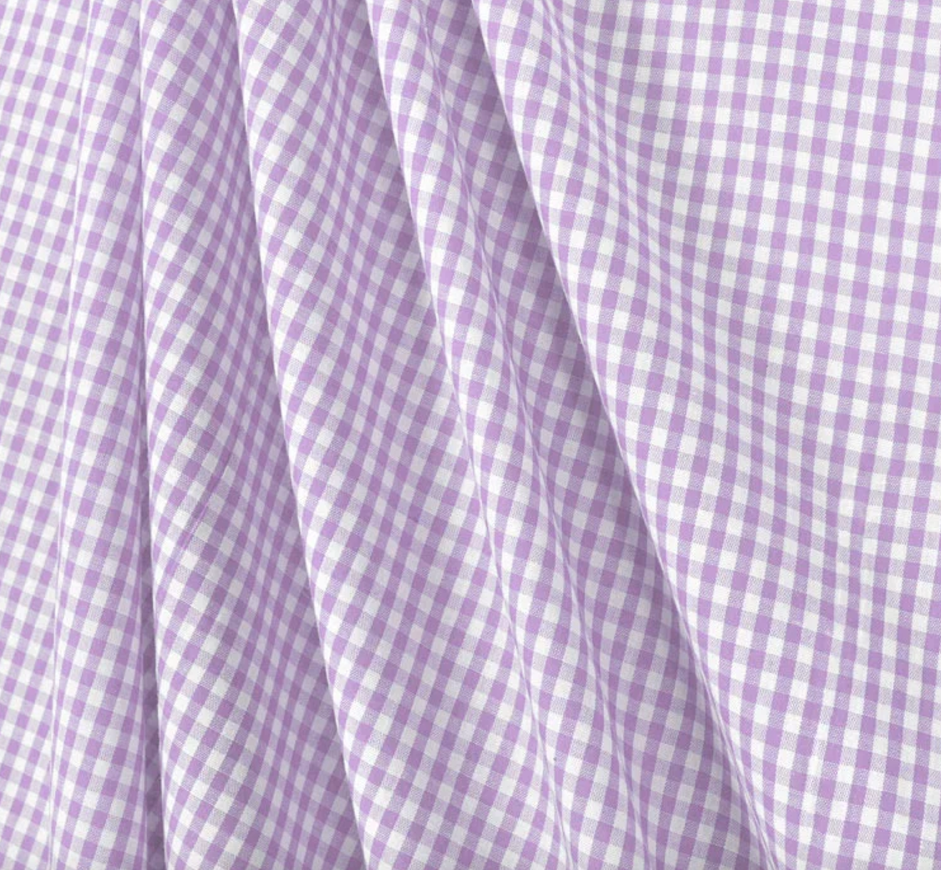 Lavender Gingham Fabric *sale