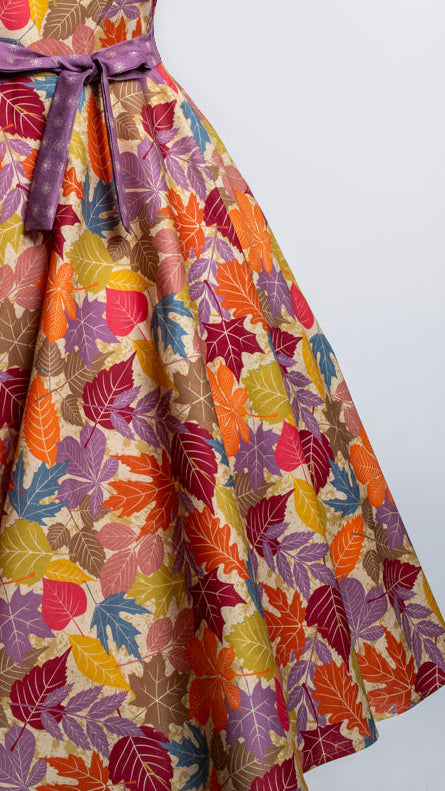 PRE-ORDER Simone Dress- Dancing Leaves