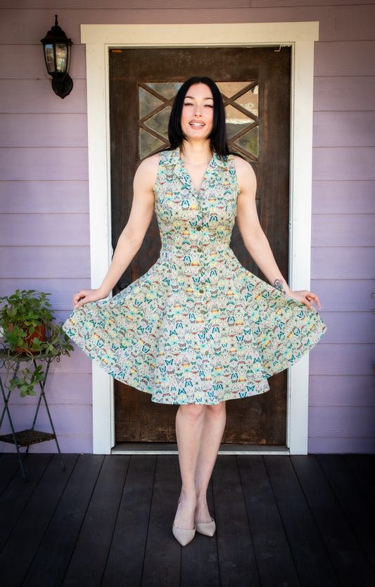 Betty Lou Dress - Butterflies