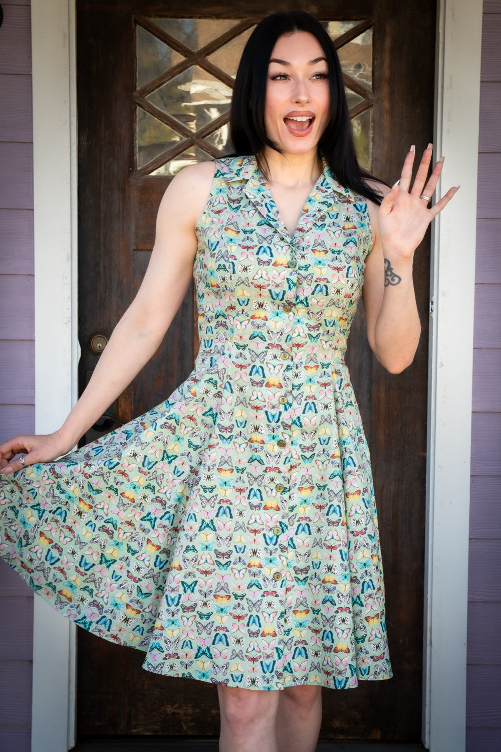 Betty Lou Dress - Butterflies