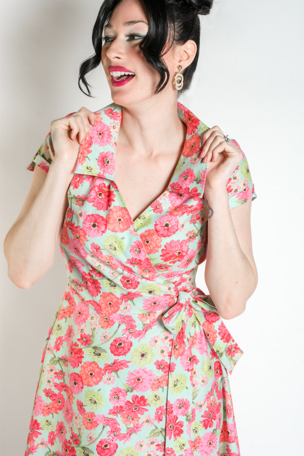 Diane Wrap Dress- Zinnia *sale