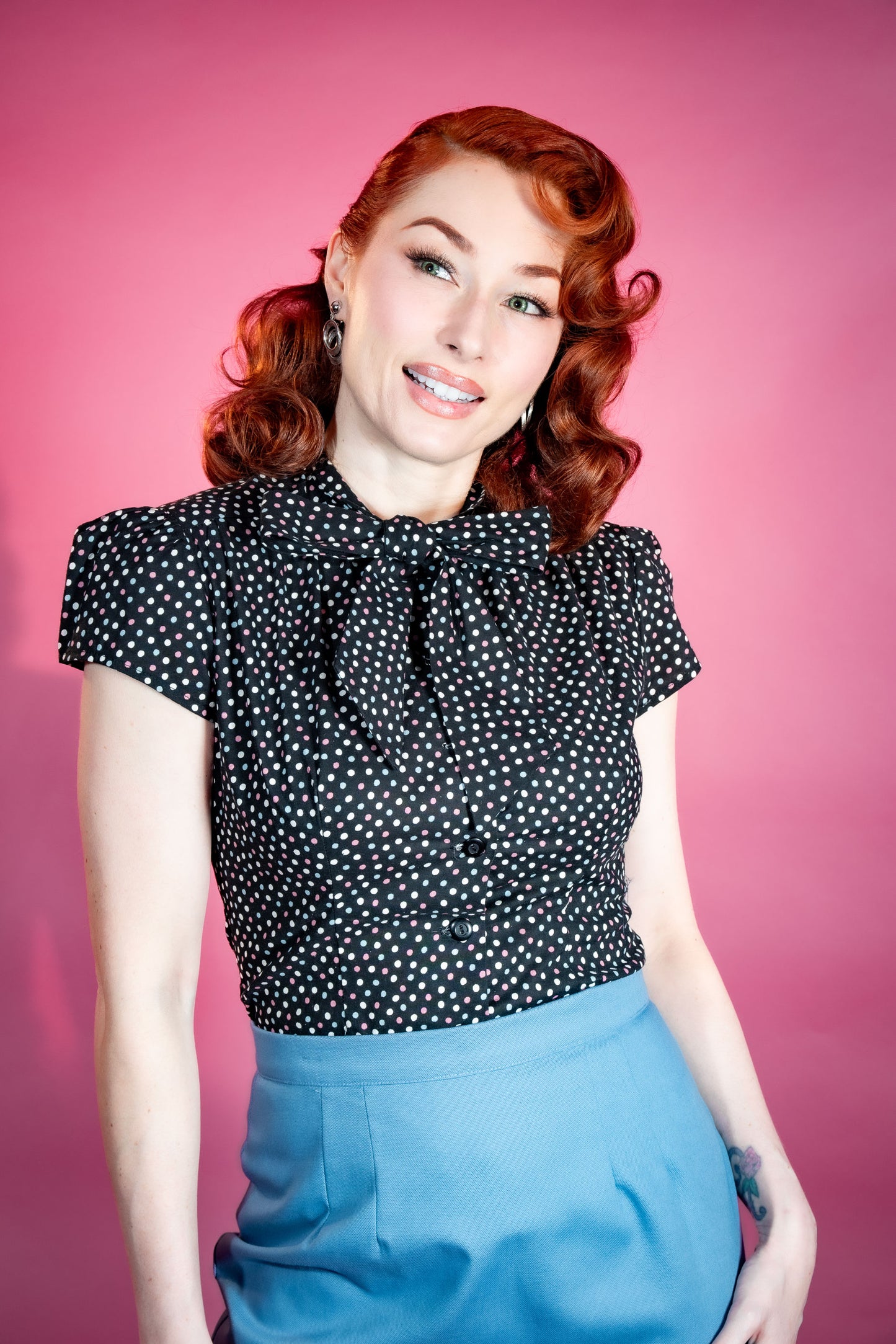 Estelle Blouse - Confetti Dot