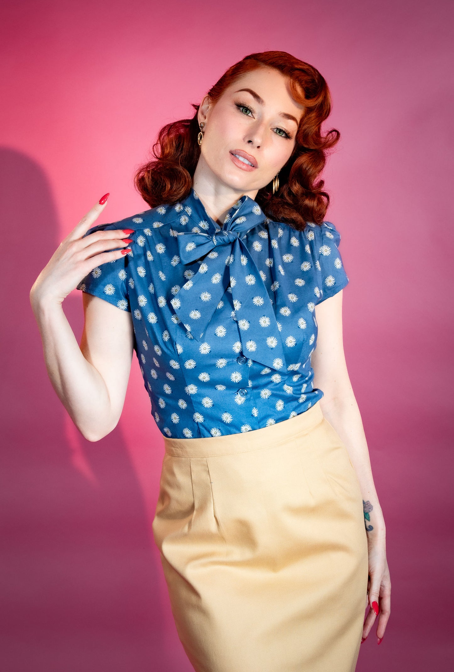 Estelle Blouse - Denim Daisy