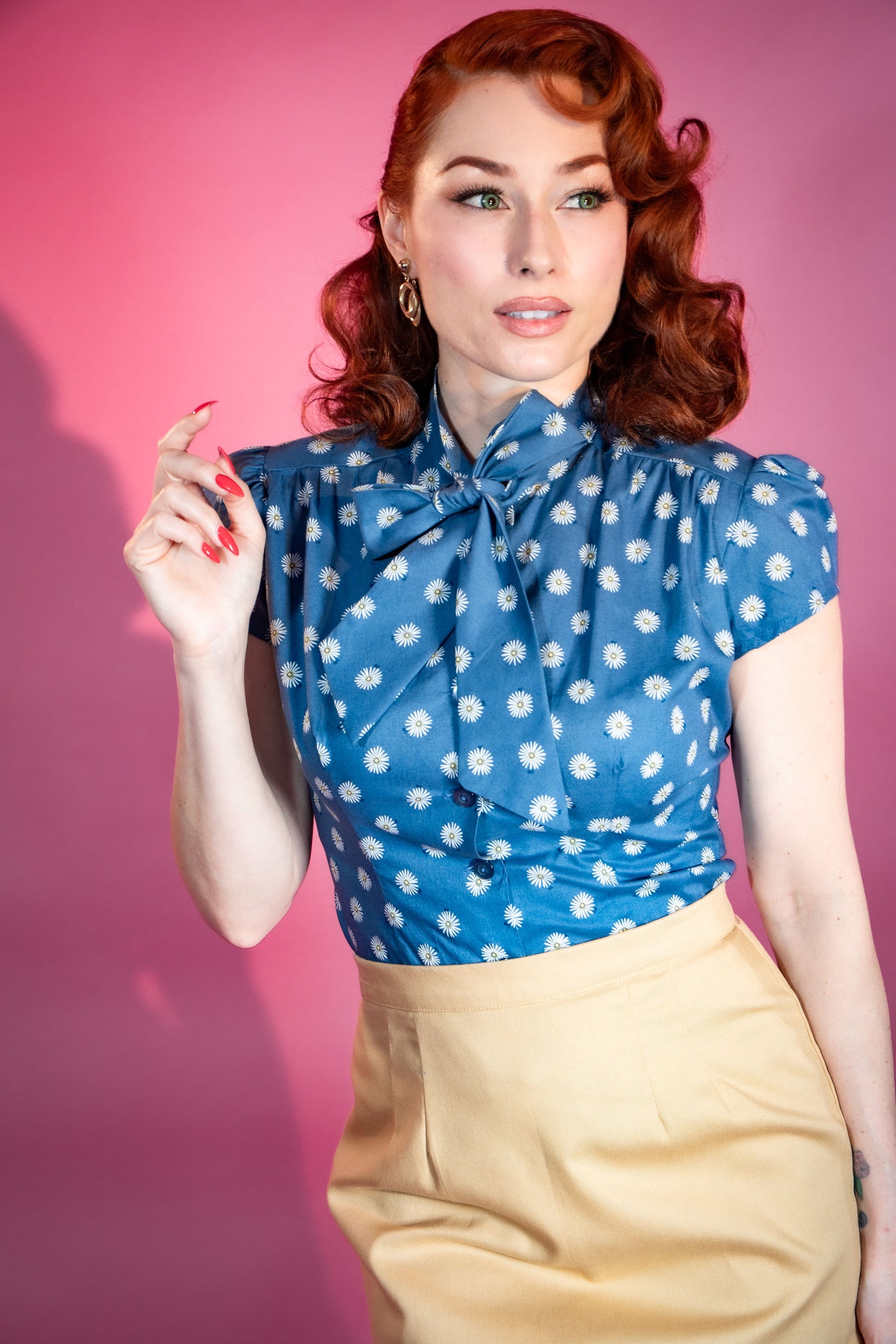 Estelle Blouse - Denim Daisy