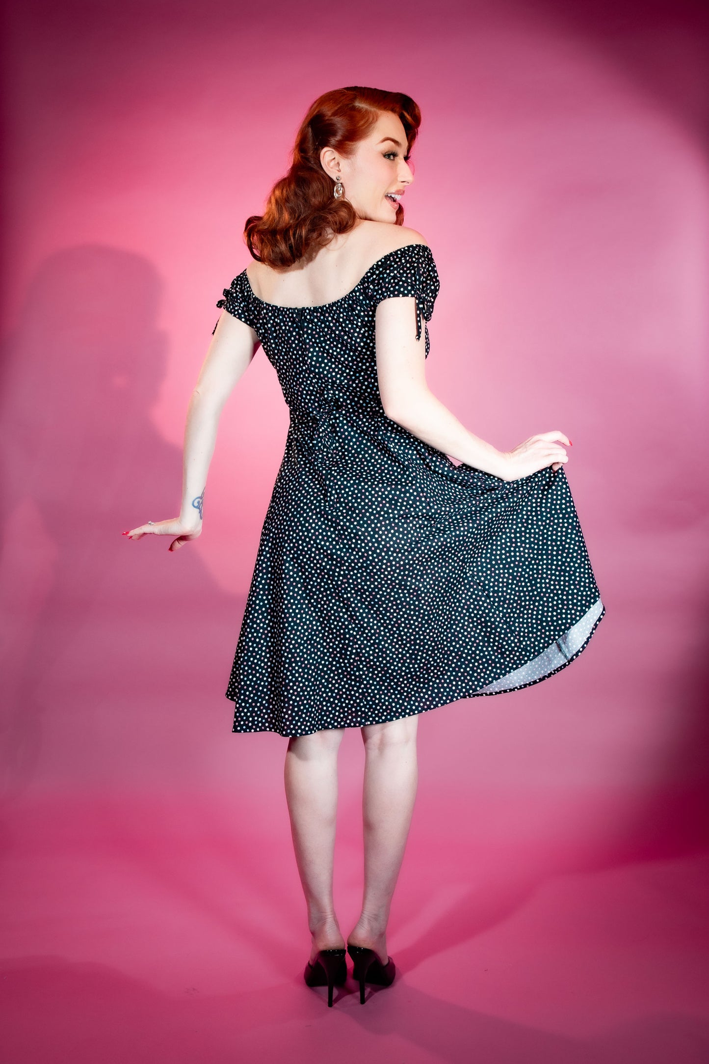Hilda Dress - Confetti Dot