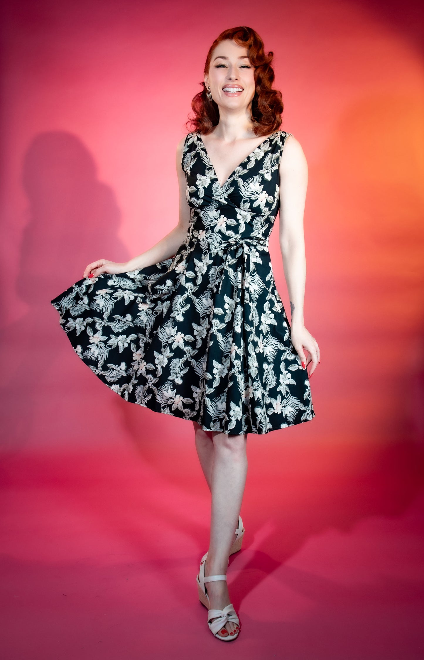 Marie Dress - Passion Flower