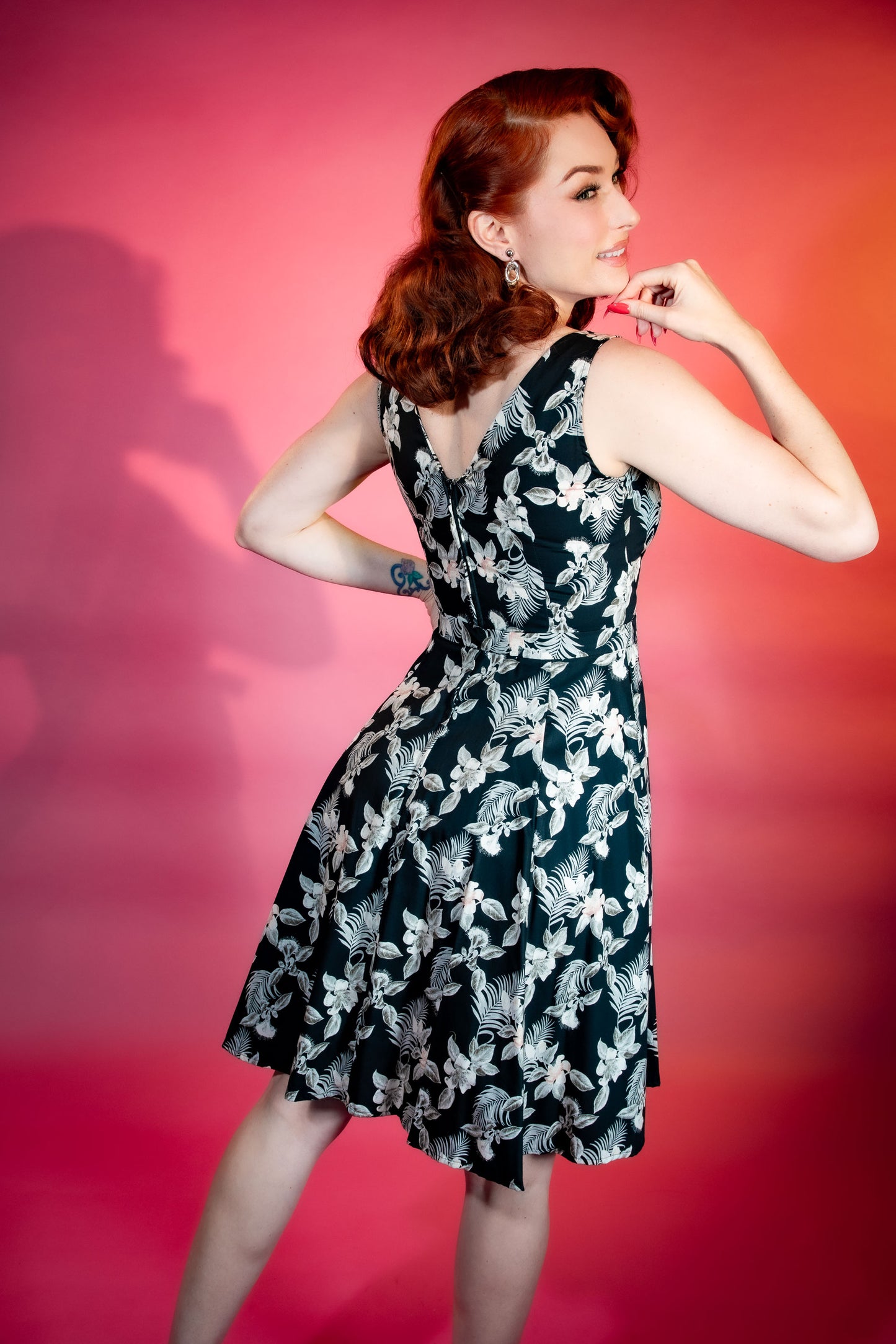 Marie Dress - Passion Flower