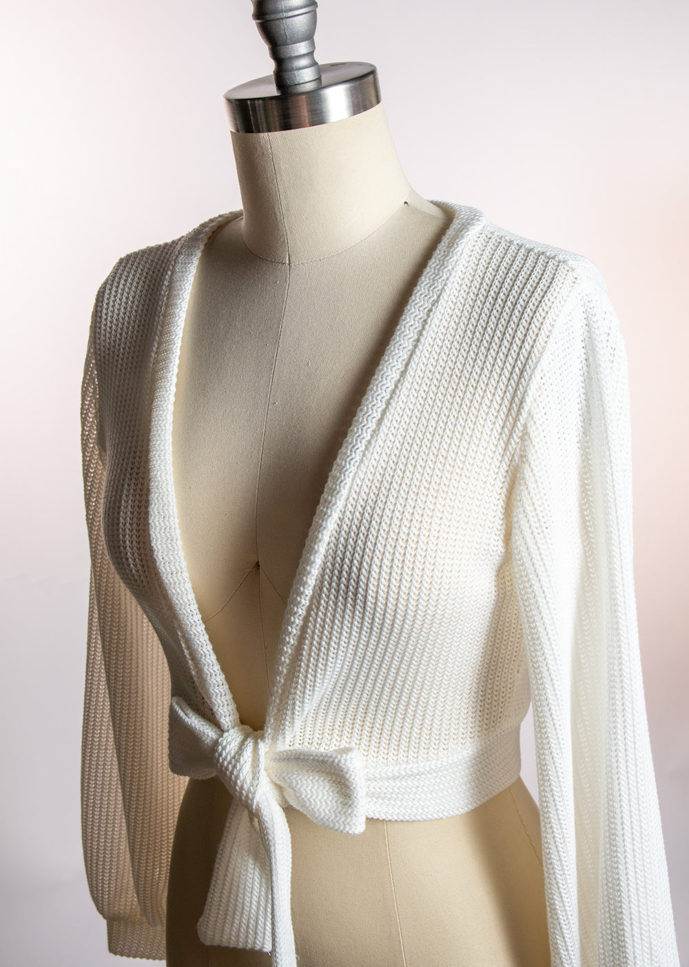 Sweet Grace Sweater - Open Knit, White