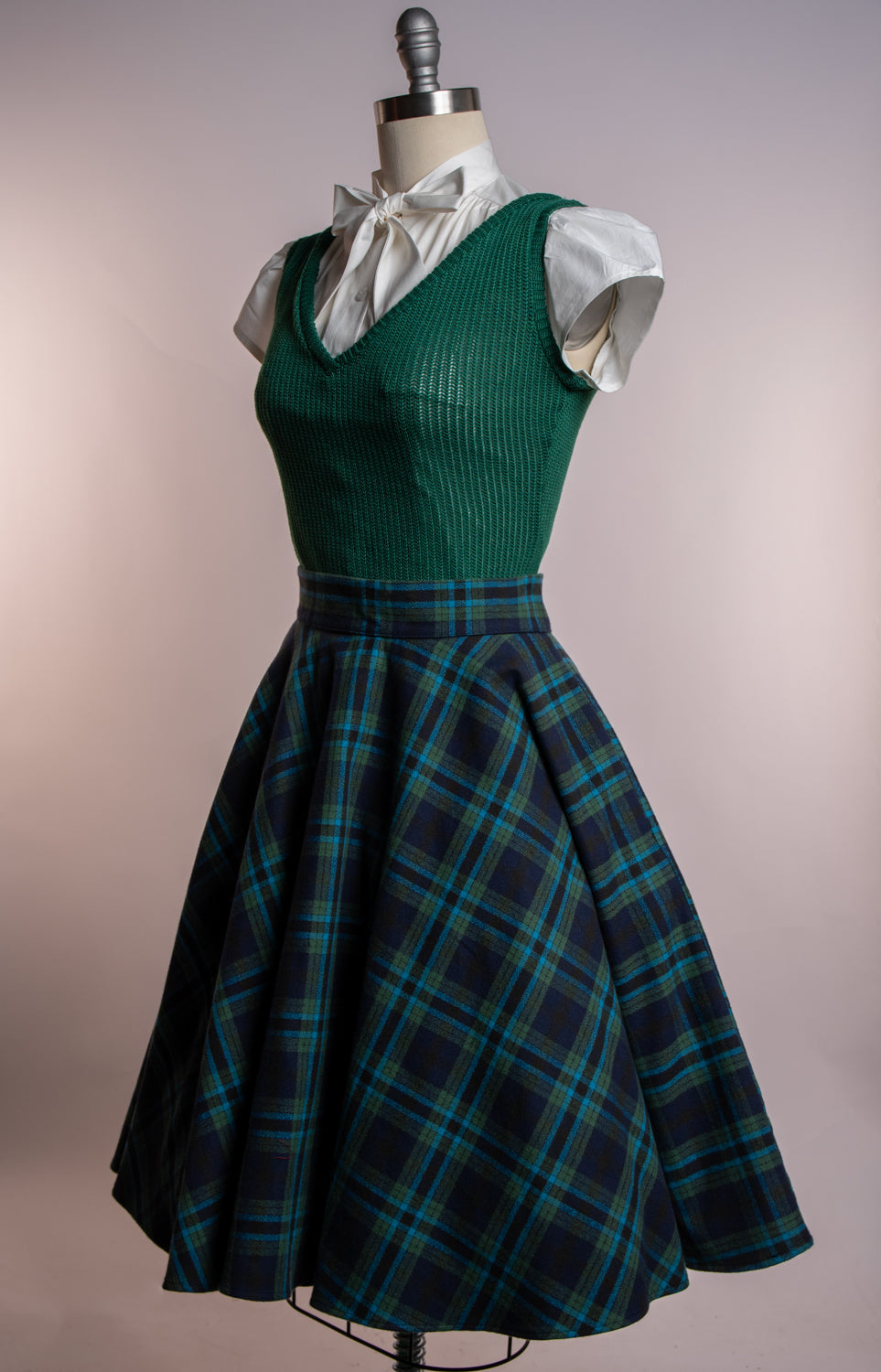 Vivi Vest- Open Knit, Evergreen