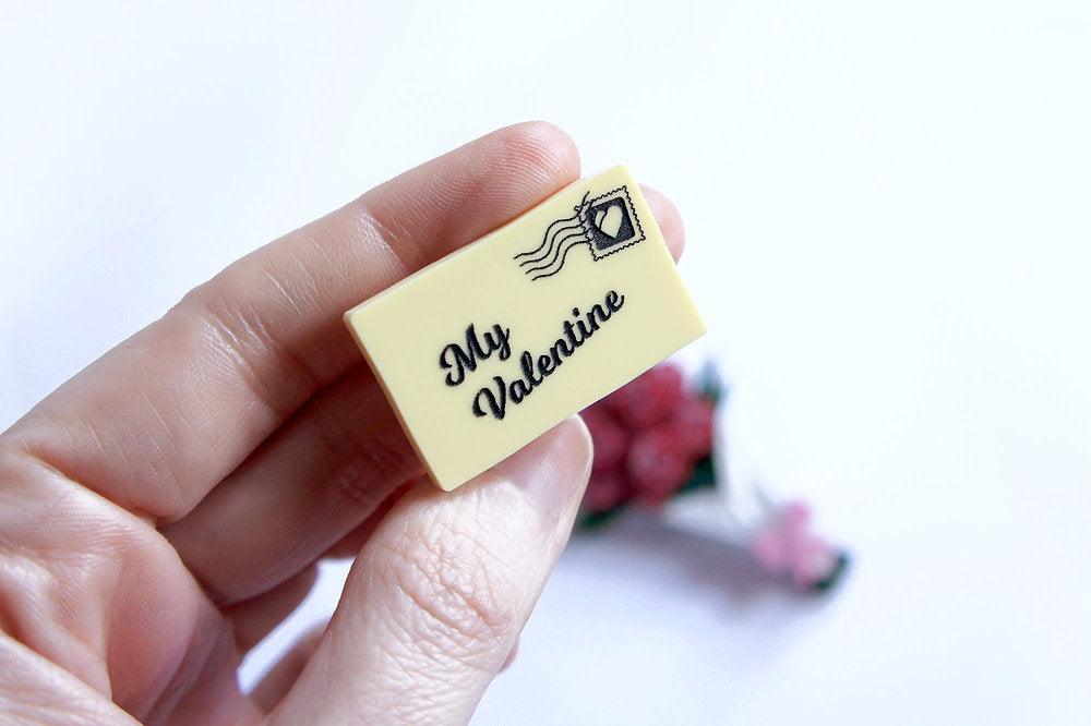 Be Mine Valentine Double Brooch by Laliblue