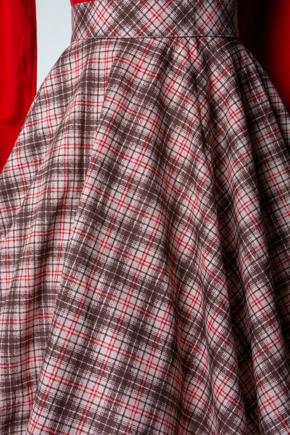 Bias flannel skirt shop