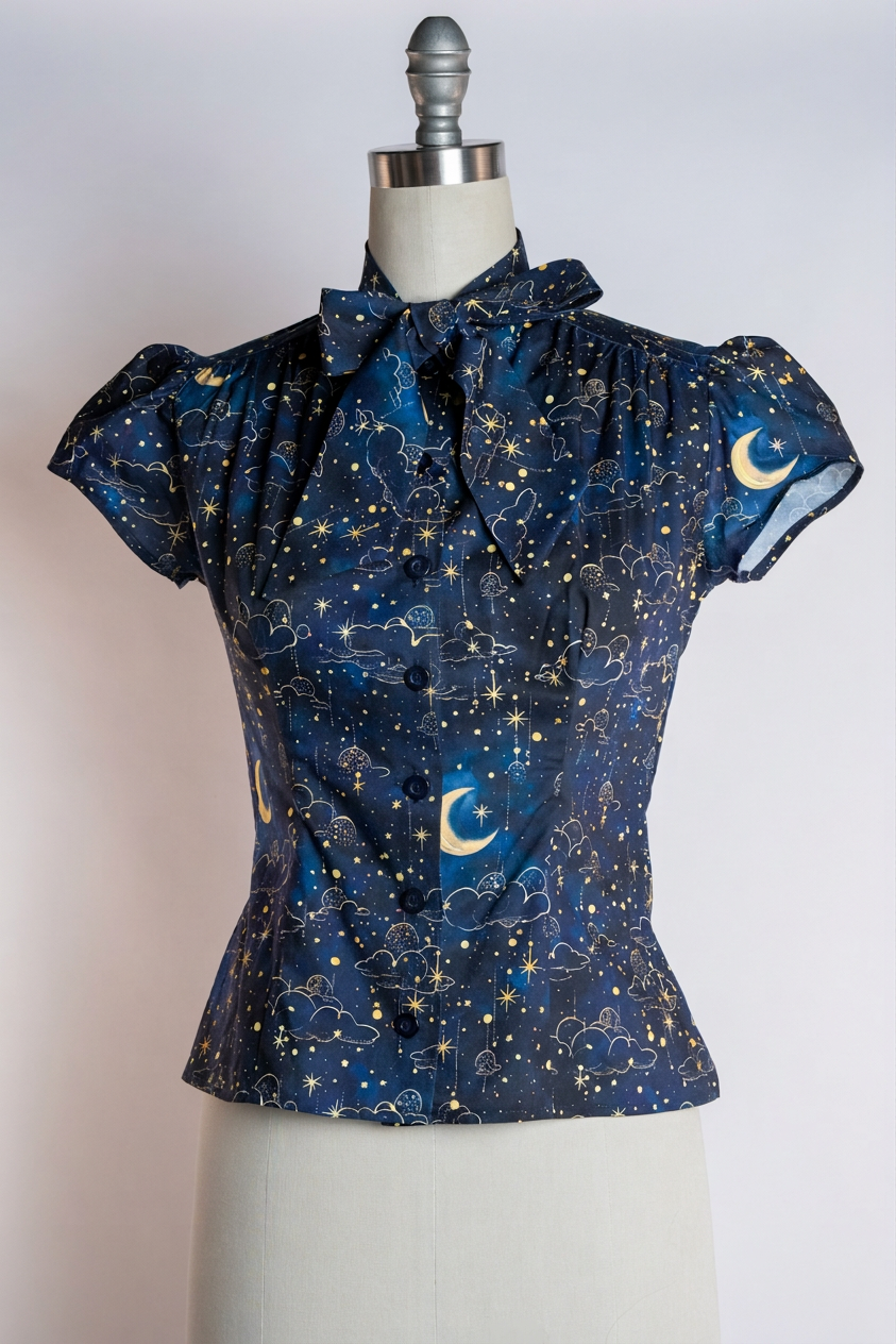 Estelle Blouse - Celestial Night