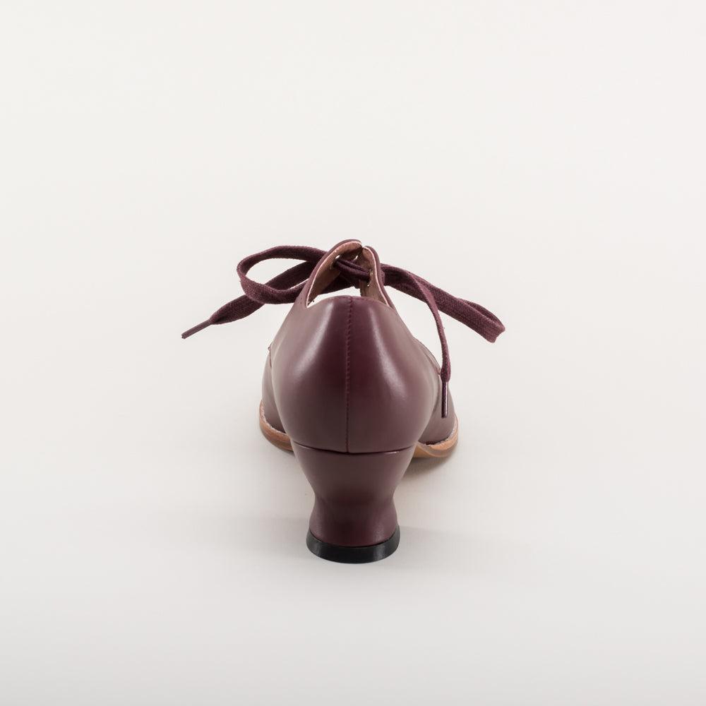 Gibson Edwardian Leather Shoes (Merlot)