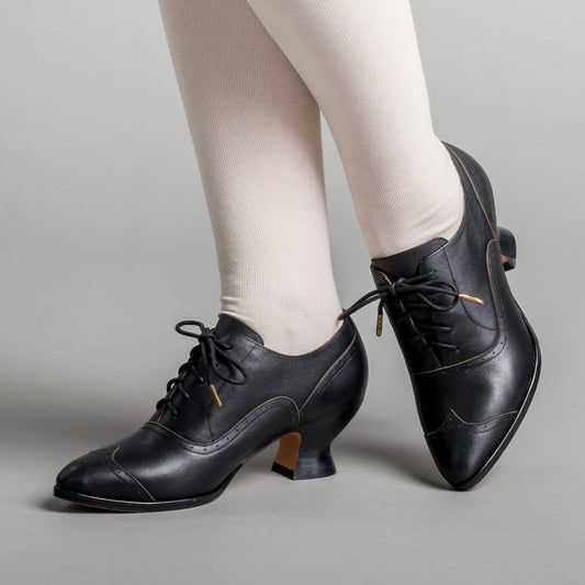Londoner Edwardian Oxfords (Black)
