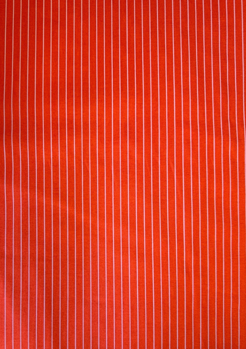 Red & Purple Pinstripes Fabric *sale