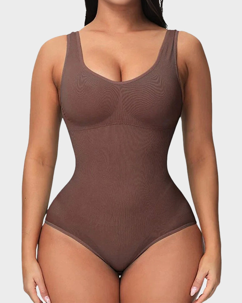 Smoothing Seamless Tank Top Bodysuit - Heart of Haute