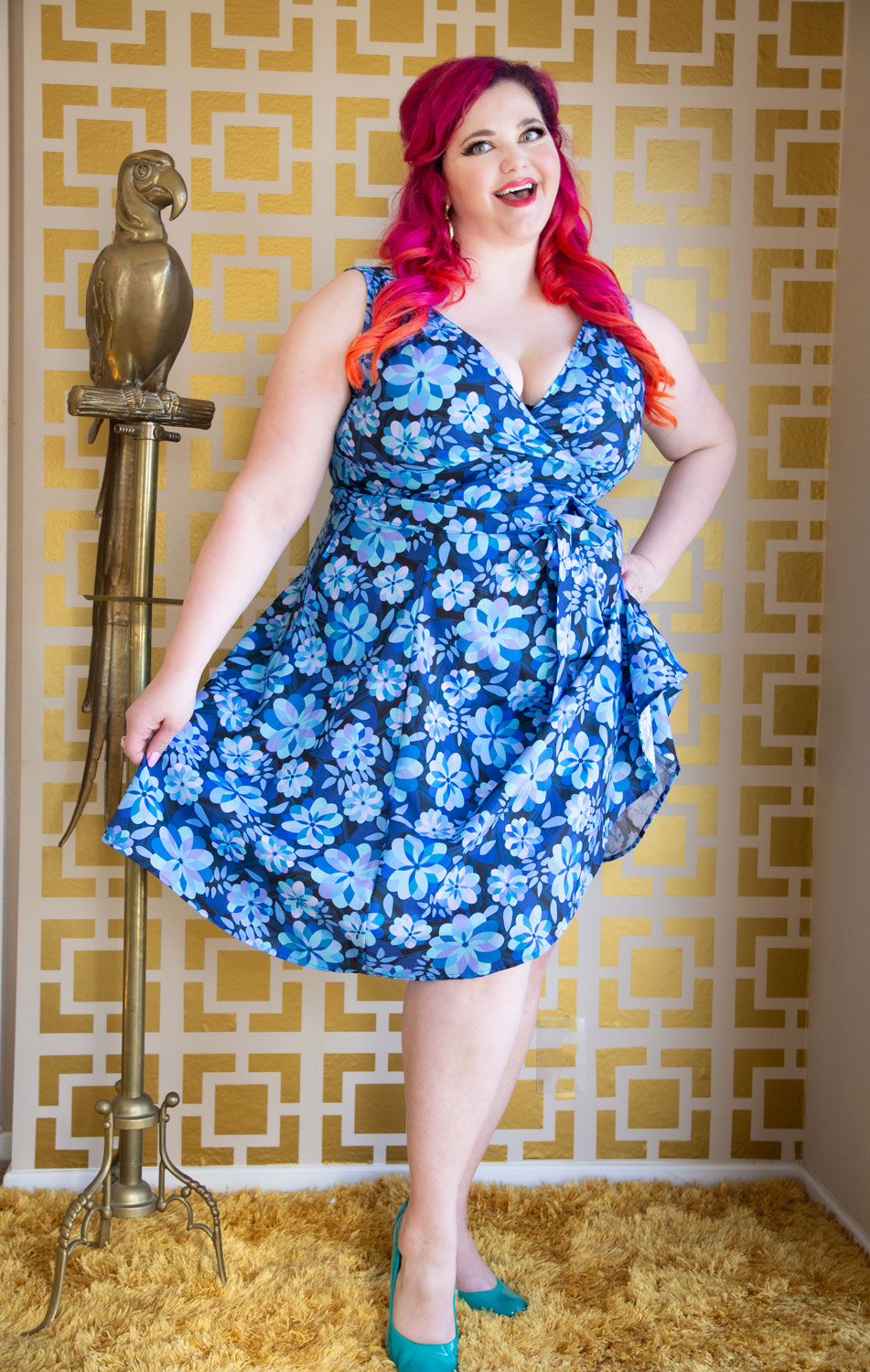 Marie Dress - Malibu, Blue – Heart of Haute