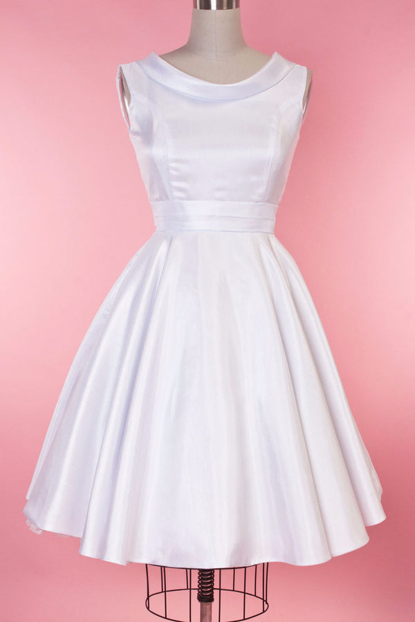 Weddings - Suzette Dress - Shantung White – Heart of Haute