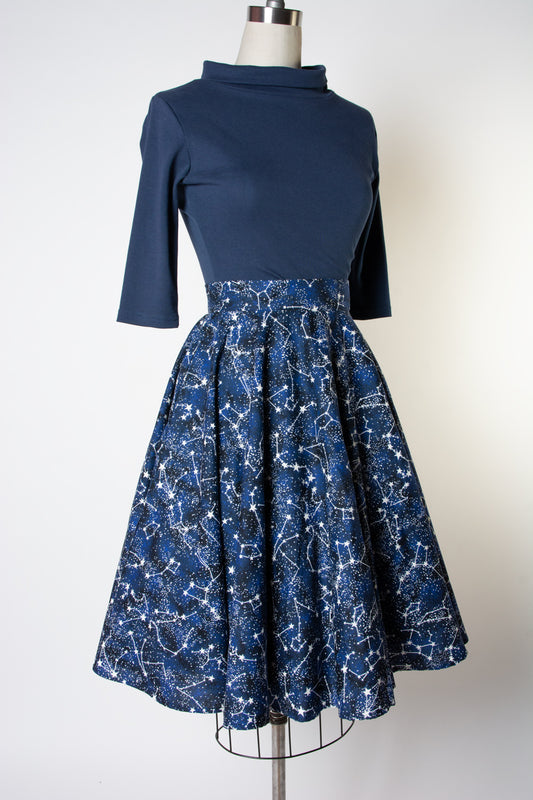 Haute Circle Skirt - Constellations (Glow-in-the-Dark)