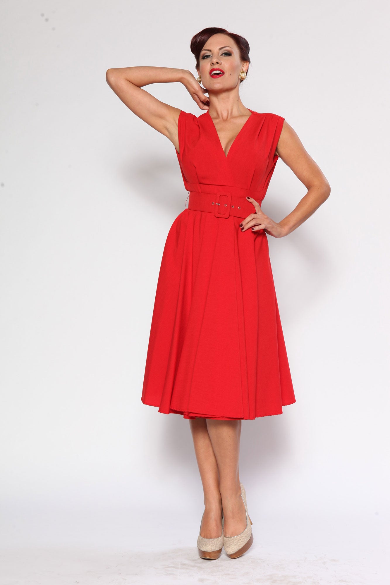 Milan Dress - Jet Setter Red - Heart of Haute