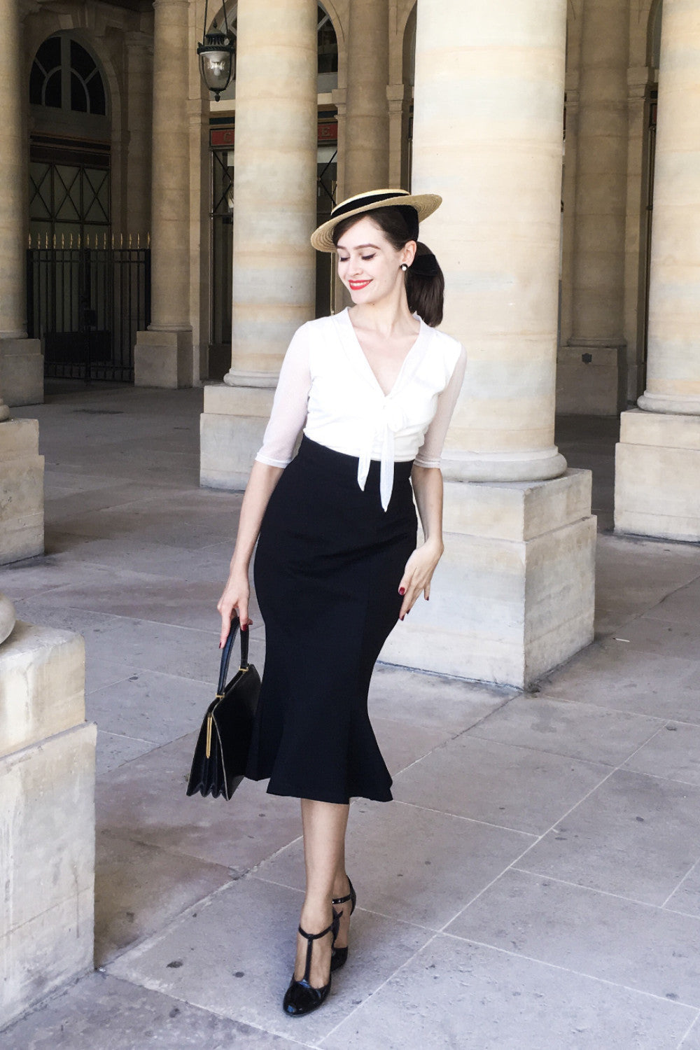 Diva Skirt - Black - Heart of Haute
