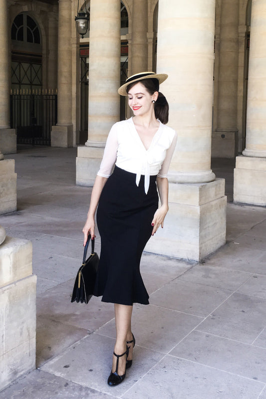 Diva Skirt - Black - Heart of Haute