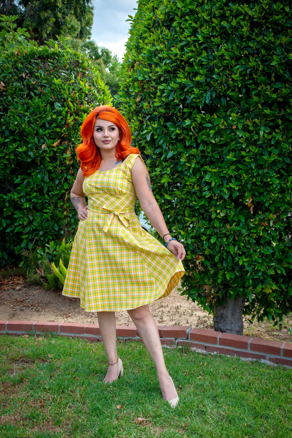 Ava Dress - Vintage Plaid *sale