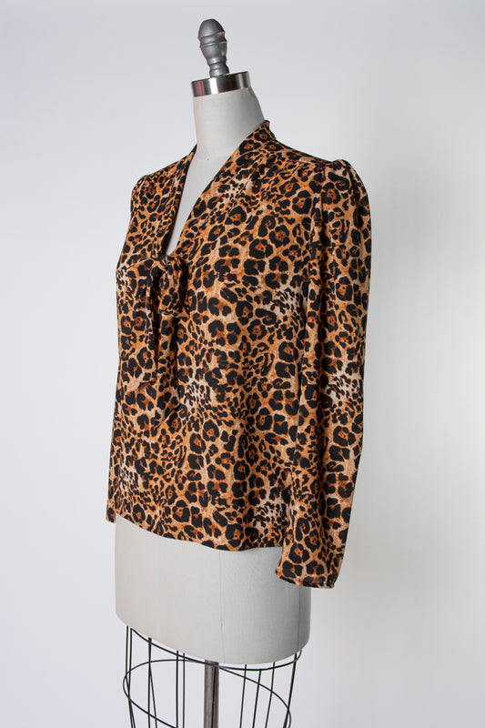 Elsie Blouse - Leopard *sale