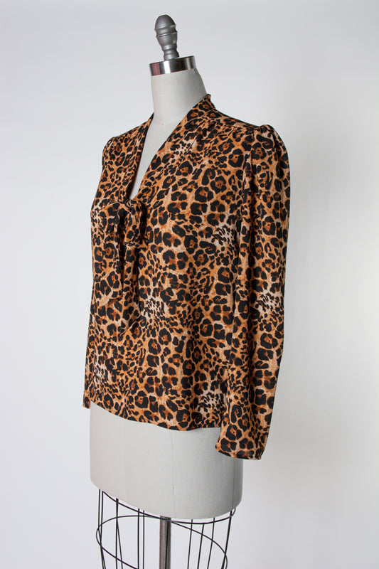 Elsie Blouse - Leopard