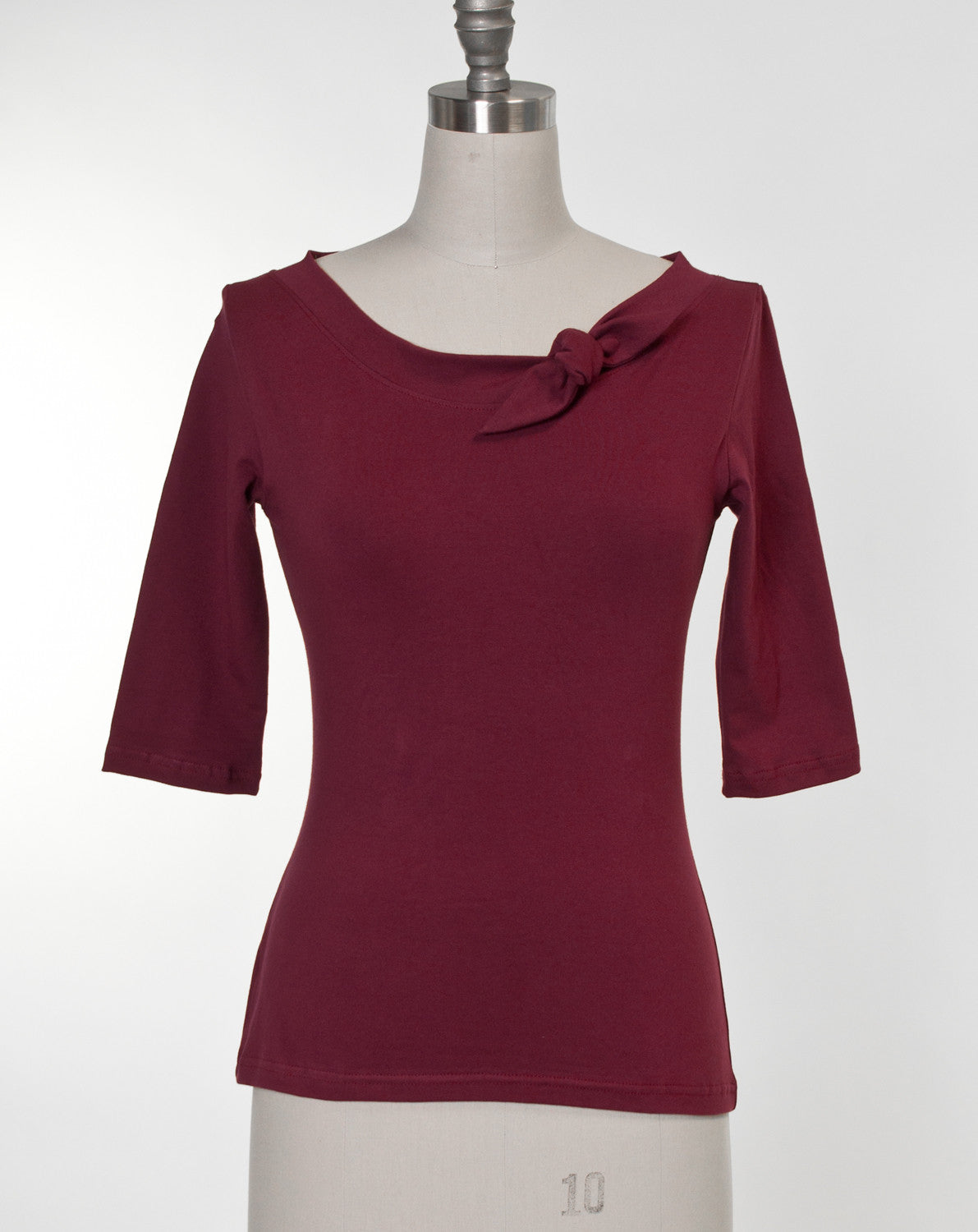 Lily Top - Burgundy - Heart of Haute