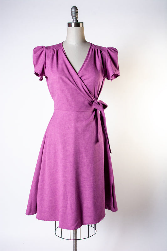 Rayleine Wrap Dress - Mauve