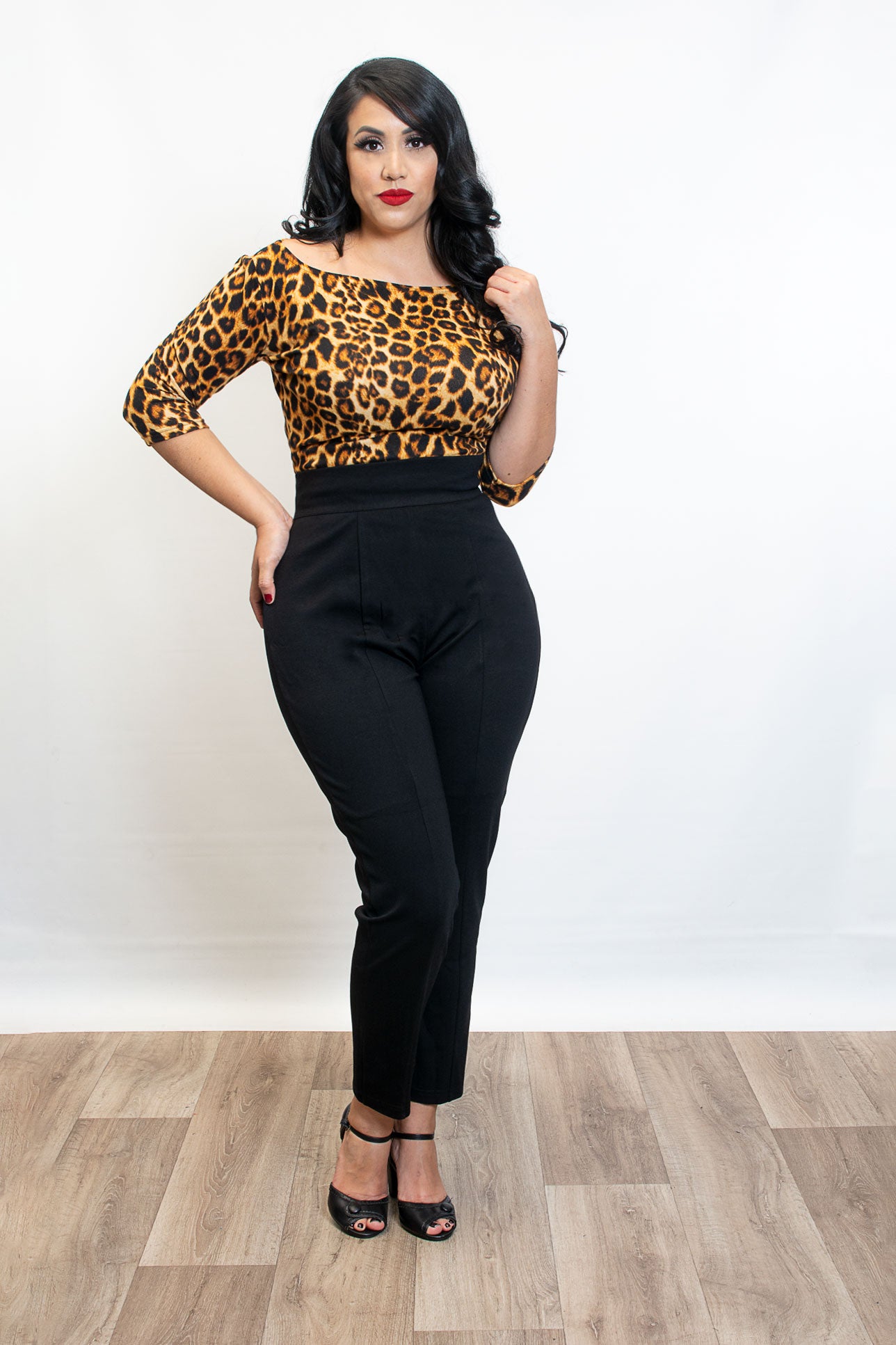 Cigarette Pant Black Heart of Haute