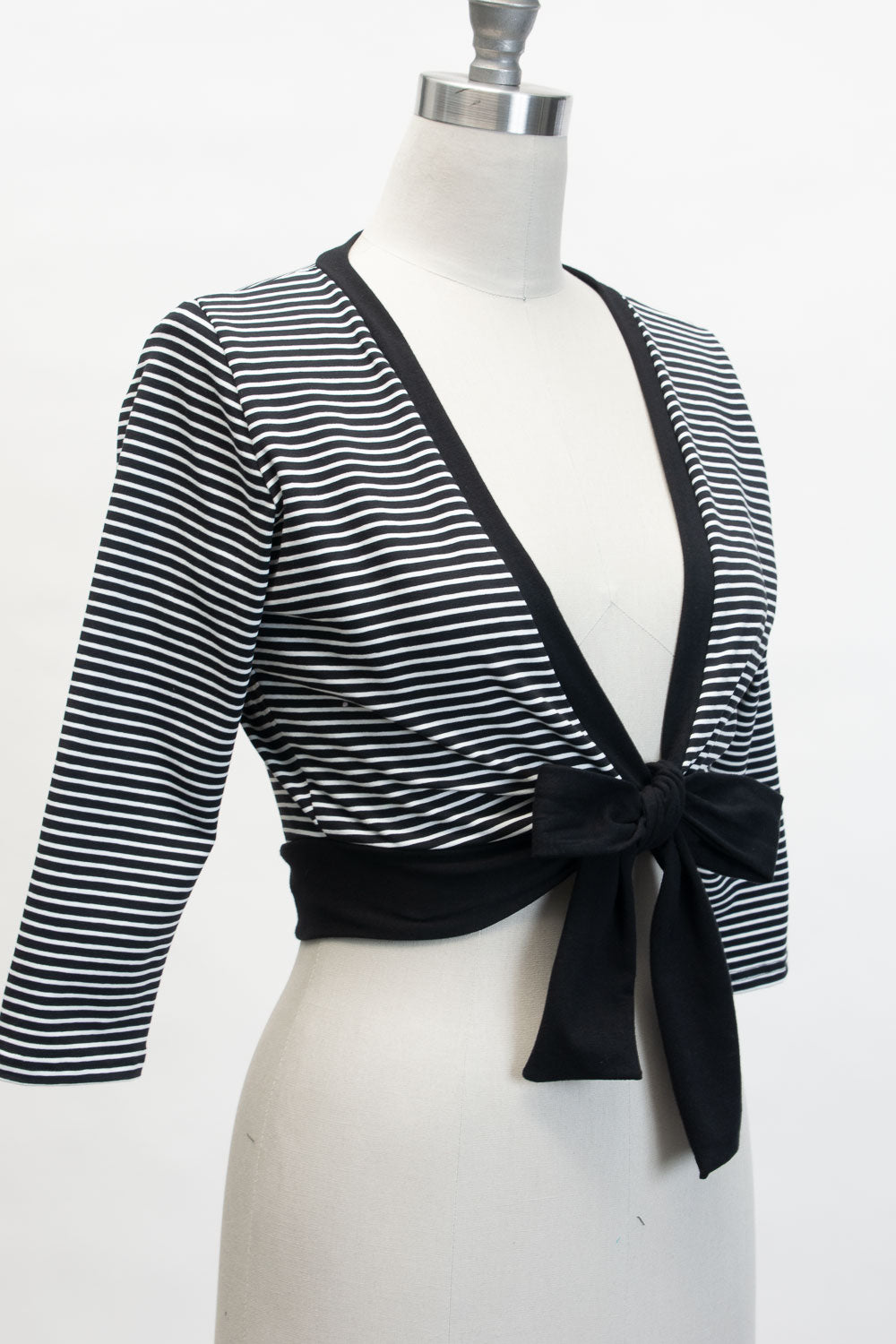 Sweet Sweater- Black & White Stripe *sale