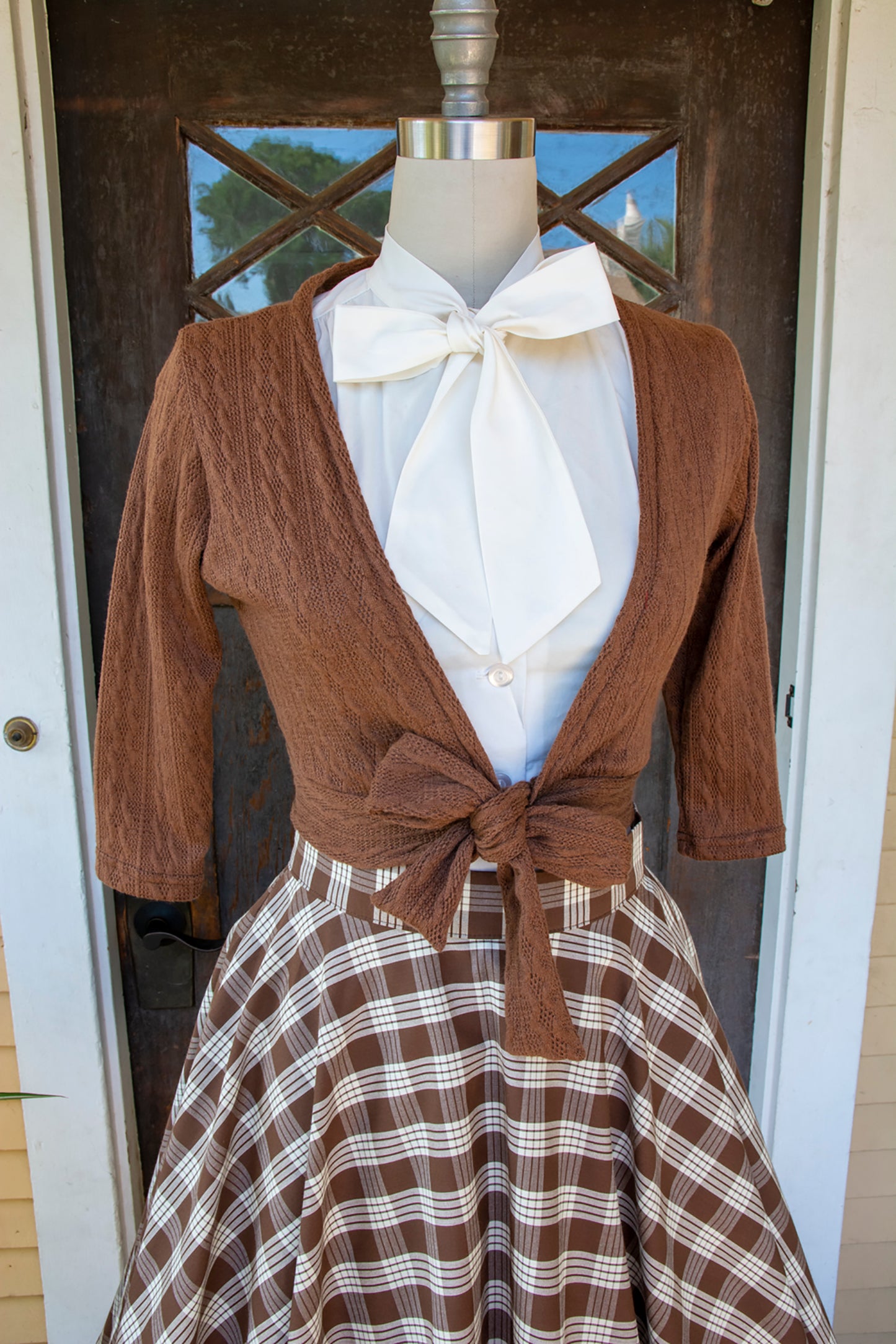 Sweet Sweater- Cable Knit, Chocolate