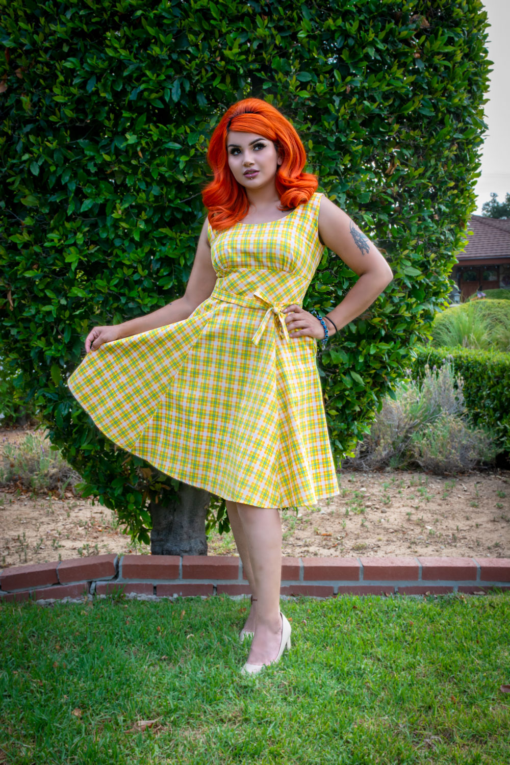 Ava Dress - Vintage Plaid *sale